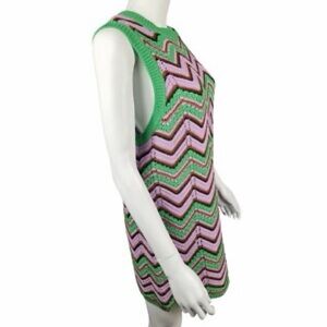 Beautiful beach dress! Women's Green and Purple Sweater. NWOT
